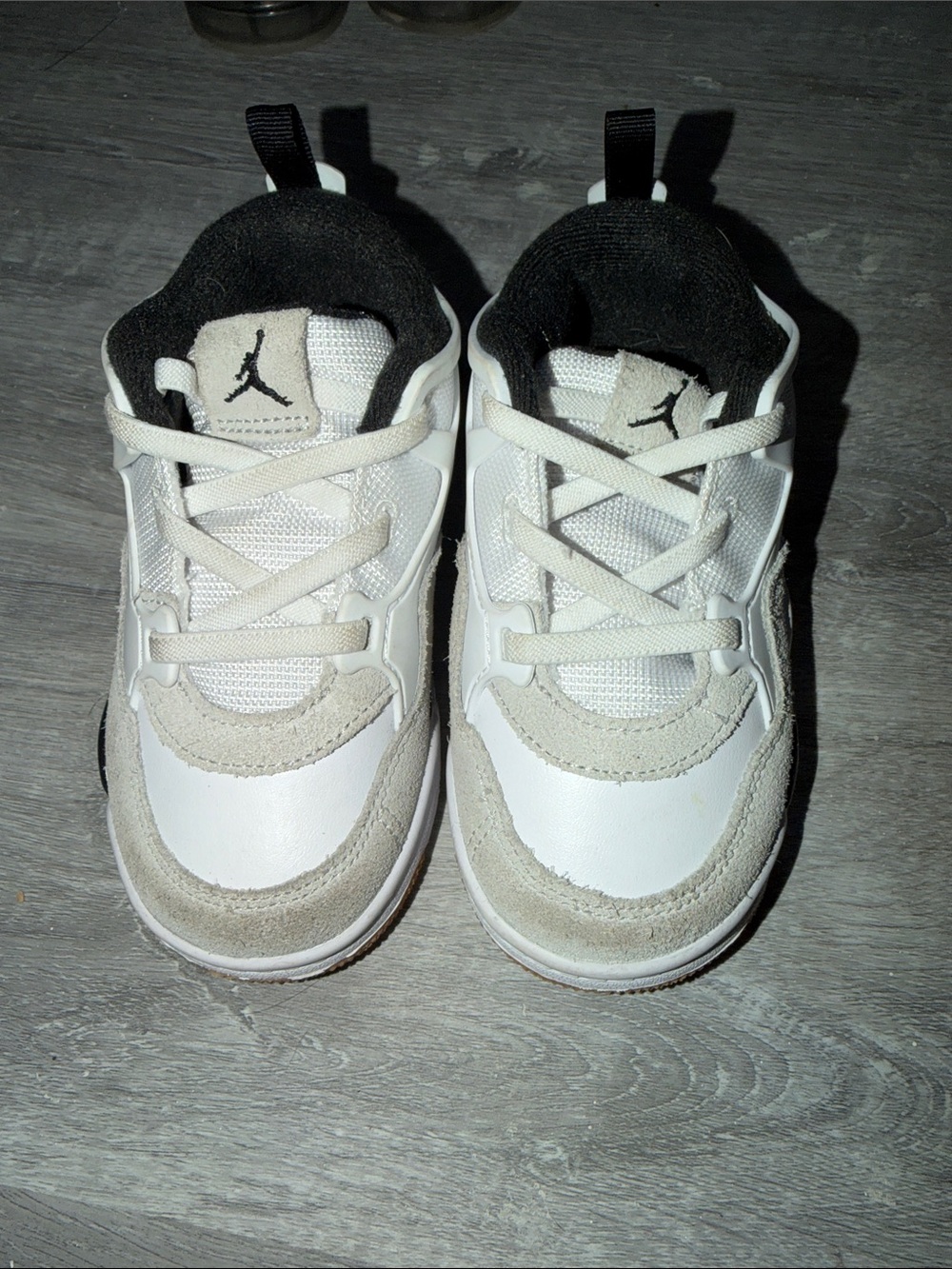 Nike Toddler White and Black Low-Top Sneakers